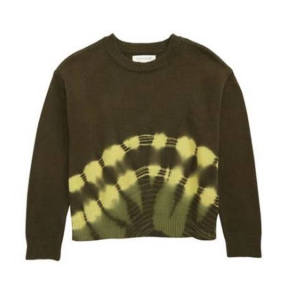 Treasure & Bond NWT Kids L green sweater tie dye